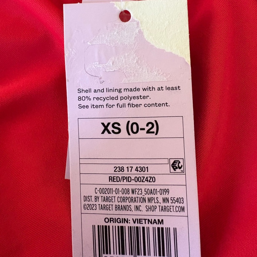 XS Wild Fable Red Extra High Leg Cheeky One Piece Swimsuit New - Picture 10 of 10
